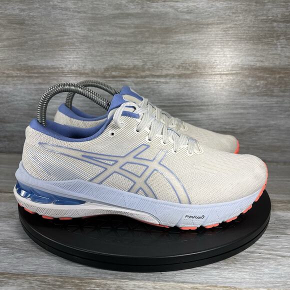 ASICS Women's GT-2000 10 White Periwinkle Blue Running Shoes Size 7 - Picture 3 of 8